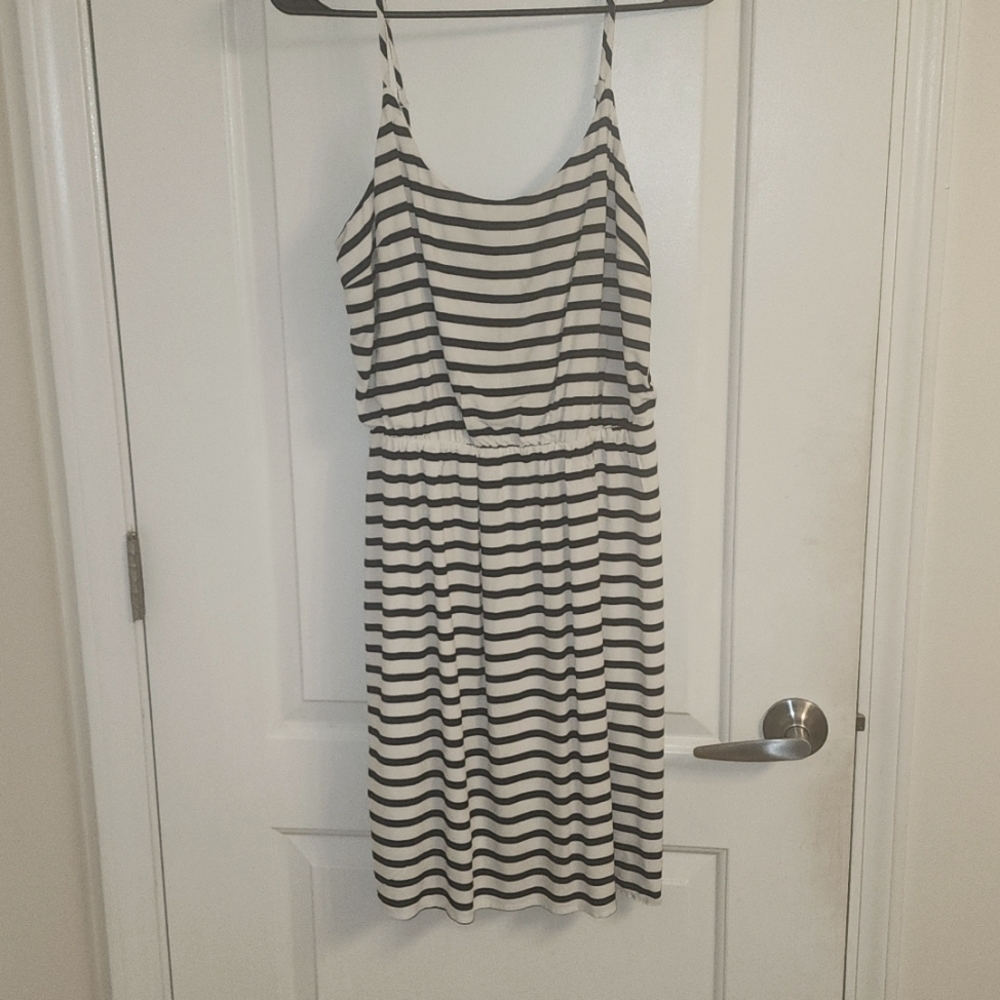 Pinstriped Dress
